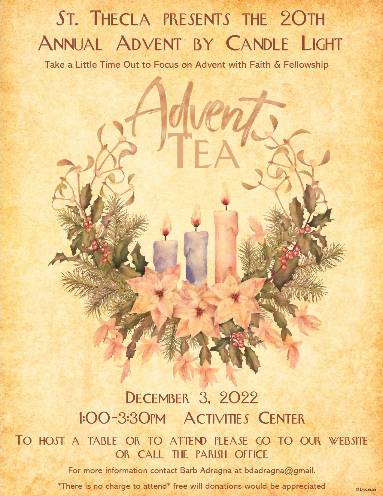 Women’s Advent Tea – St. Thecla School