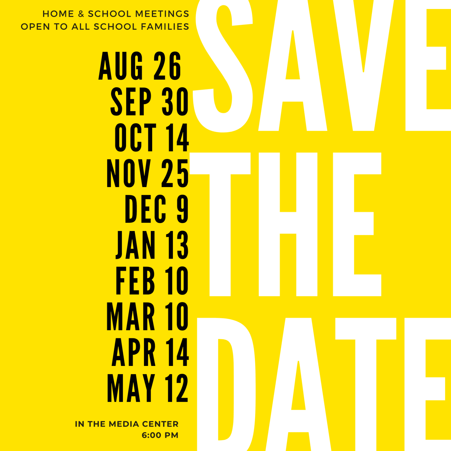 H S Meeting Dates St Thecla School h-s-meeting-dates-st-thecla-school
