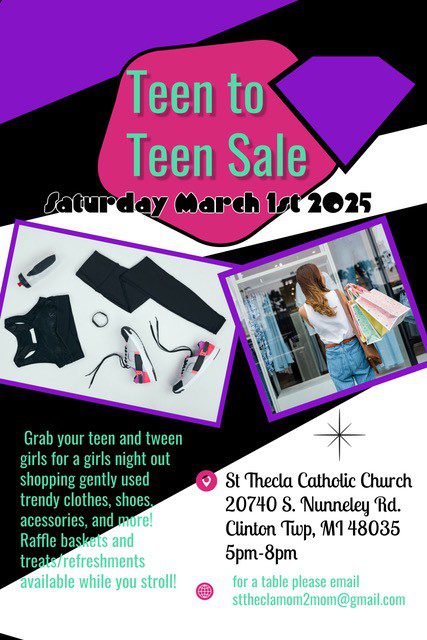 Teen to Teen Sale