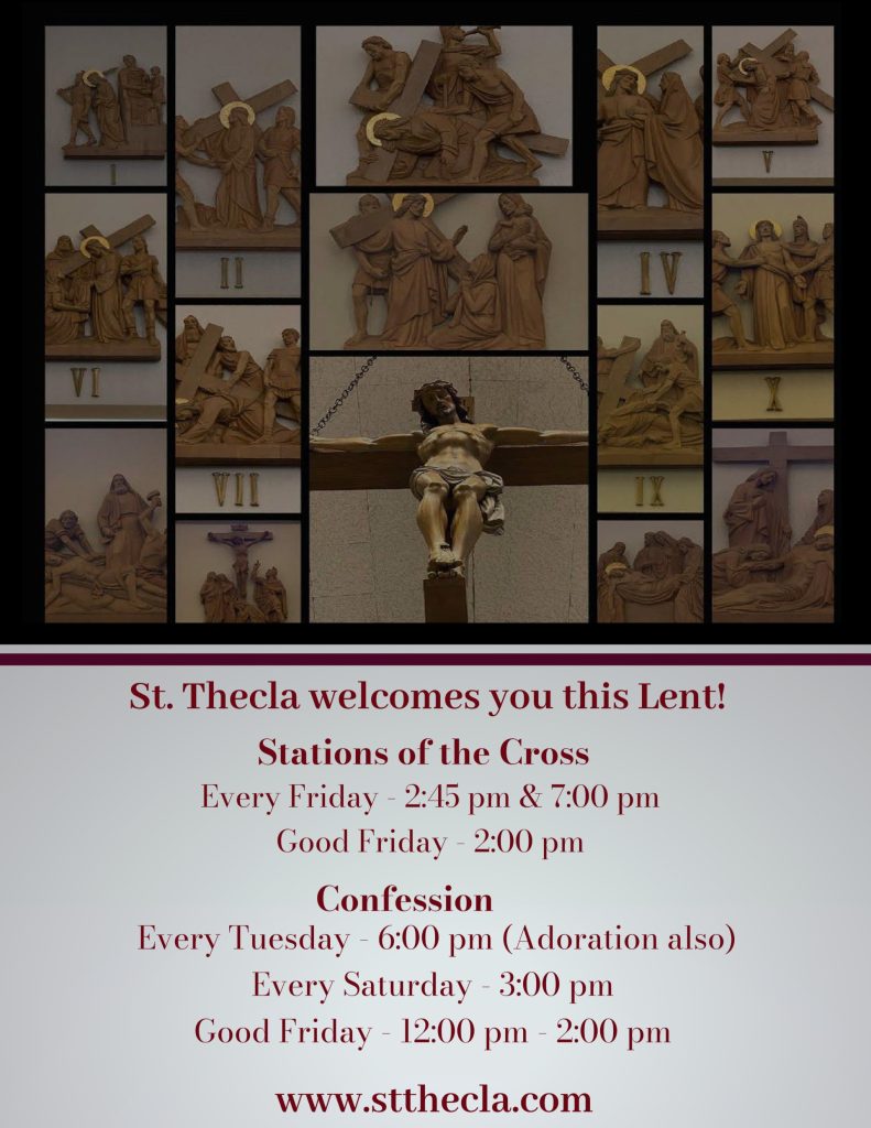 Lent Schedule