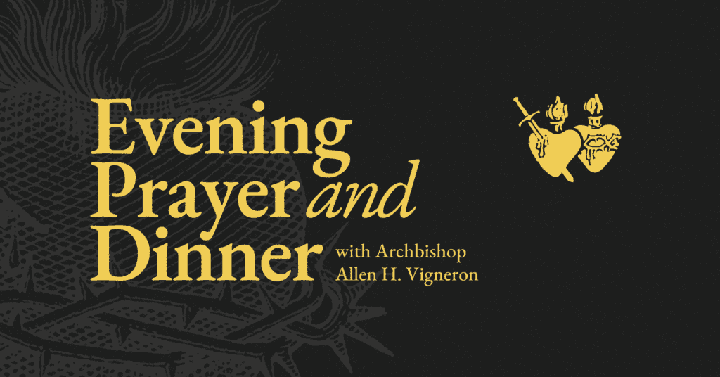 Dinner with the Archbishop
