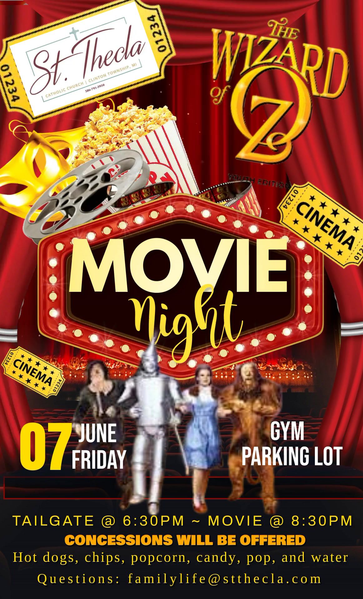 Movie Night – St. Thecla Catholic Church