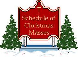 Christmas Mass Schedule